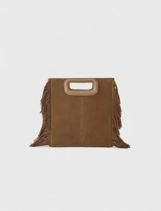 M Bag à franges en daim