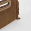 M Bag à franges en daim