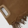 M Bag à franges en daim