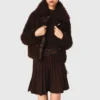 Manteau court bouclé Manteau court bouclé