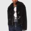 Manteau court bouclé Manteau court bouclé