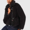 Manteau court bouclé Manteau court bouclé