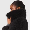 Manteau court bouclé Manteau court bouclé