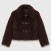 Manteau court bouclé Manteau court bouclé
