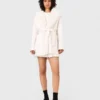 Manteau court ceinturé Manteau court ceinturé