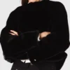 Manteau court en fausse fourrure Manteau court en fausse fourrure