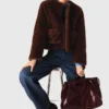 Manteau court en fausse fourrure Manteau court en fausse fourrure