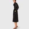Manteau de cuir long