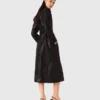 Manteau de cuir long