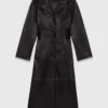 Manteau de cuir long