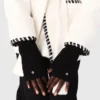 Manteau doublé avec ruban contrasté Manteau doublé avec ruban contrasté