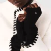 Manteau doublé avec ruban contrasté Manteau doublé avec ruban contrasté