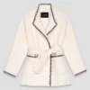 Manteau doublé avec ruban contrasté Manteau doublé avec ruban contrasté