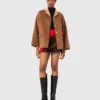Manteau mi-long réversible Manteau mi-long réversible