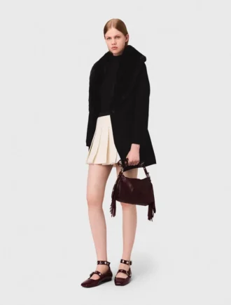 Manteau mi-long réversible