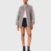 Manteau réversible avec bordures Manteau réversible avec bordures