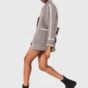 Manteau réversible avec bordures Manteau réversible avec bordures
