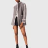 Manteau réversible avec bordures Manteau réversible avec bordures