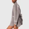 Manteau réversible avec bordures Manteau réversible avec bordures