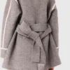 Manteau réversible avec bordures Manteau réversible avec bordures