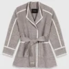 Manteau réversible avec bordures Manteau réversible avec bordures