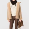 Manteau réversible avec capuche Manteau réversible avec capuche