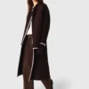 Manteau réversible brodé Manteau réversible brodé