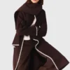 Manteau réversible brodé Manteau réversible brodé
