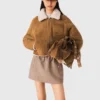 Manteau réversible en peau de mouton Manteau réversible en peau de mouton