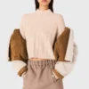 Manteau réversible en peau de mouton Manteau réversible en peau de mouton