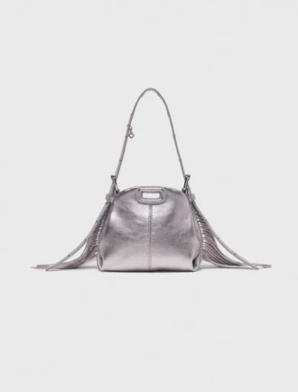 Micro-sac Miss M en cuir métallisé