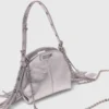 Micro-sac Miss M en cuir métallisé Micro-sac Miss M en cuir métallisé