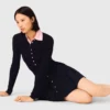 Mini-jupe à taille élastiquée