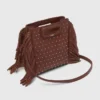 Mini M Bag en cuir avec clous Mini M Bag en cuir avec clous