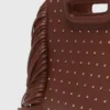 Mini M Bag en cuir avec clous Mini M Bag en cuir avec clous