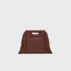 Mini M Bag en cuir avec clous Mini M Bag en cuir avec clous