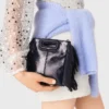 Mini M Bag en cuir Naplak