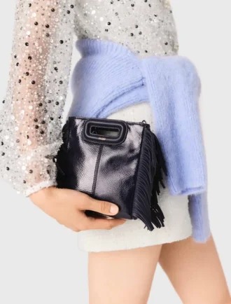 Mini M Bag en cuir Naplak