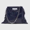 Mini M Bag en cuir Naplak