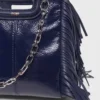 Mini M Bag en cuir Naplak