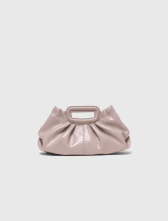 Mini-pochette Milpli en cuir Naplak