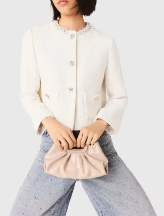 Mini-pochette Milpli en cuir Naplak