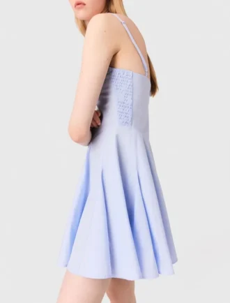 Mini-robe babydoll en coton