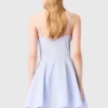 Mini-robe babydoll en coton Mini-robe babydoll en coton