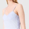 Mini-robe babydoll en coton Mini-robe babydoll en coton