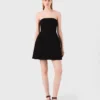 Mini-robe bustier en lin Mini-robe bustier en lin