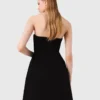 Mini-robe bustier en lin Mini-robe bustier en lin