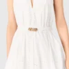 Mini-robe dos nu brodée Mini-robe dos nu brodée