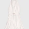 Mini-robe dos nu brodée Mini-robe dos nu brodée