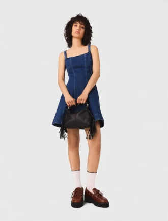 Mini-robe en denim